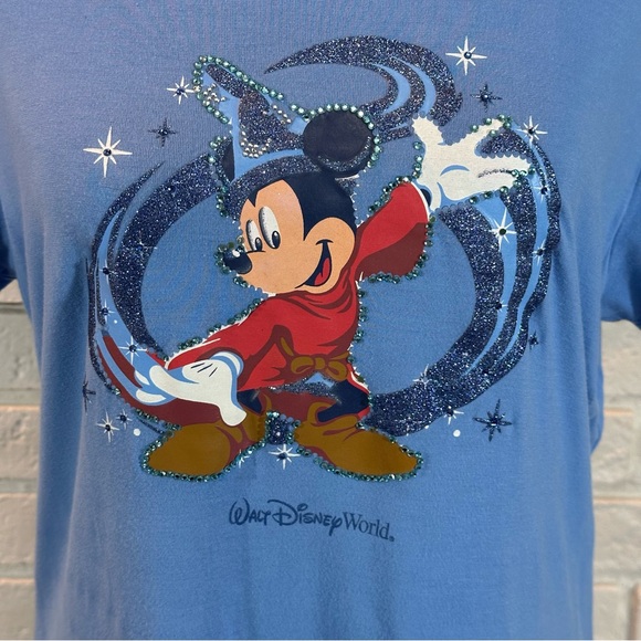 Walt Disney World Ladies T-shirt Sorcerers Apprentice Mickey Mouse XL - Picture 2 of 9